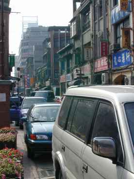 Taipei traffic in motion